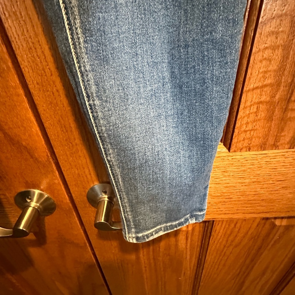 KanCan Women's Ripped Skinny Jeans - Blue - Picture 7 of 9